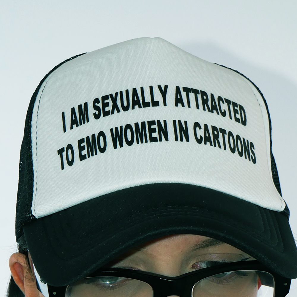 I Am Attracted To Emo Women In Cartoons Trucker Hat