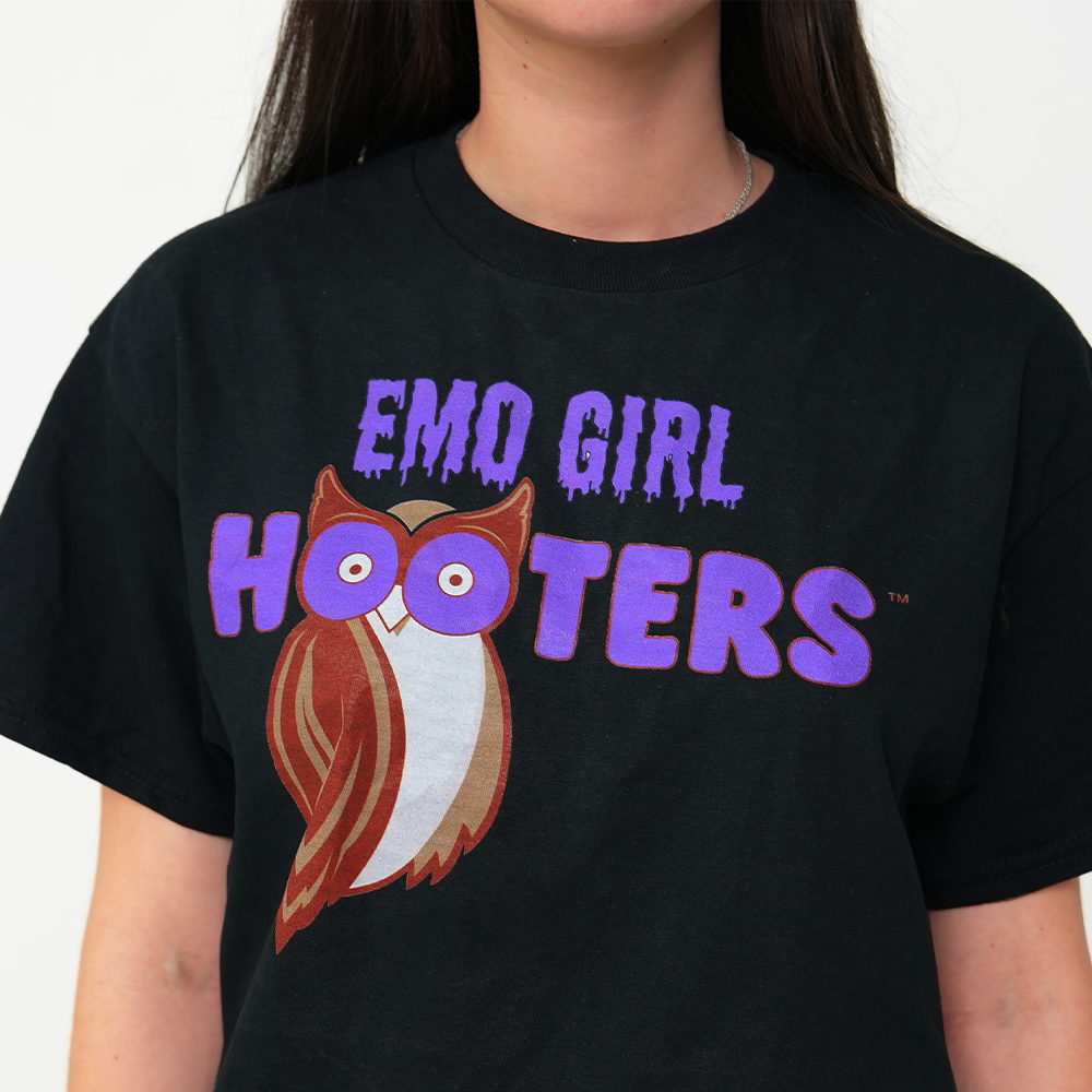 Emo Girl Hooters T-Shirt (unisex)