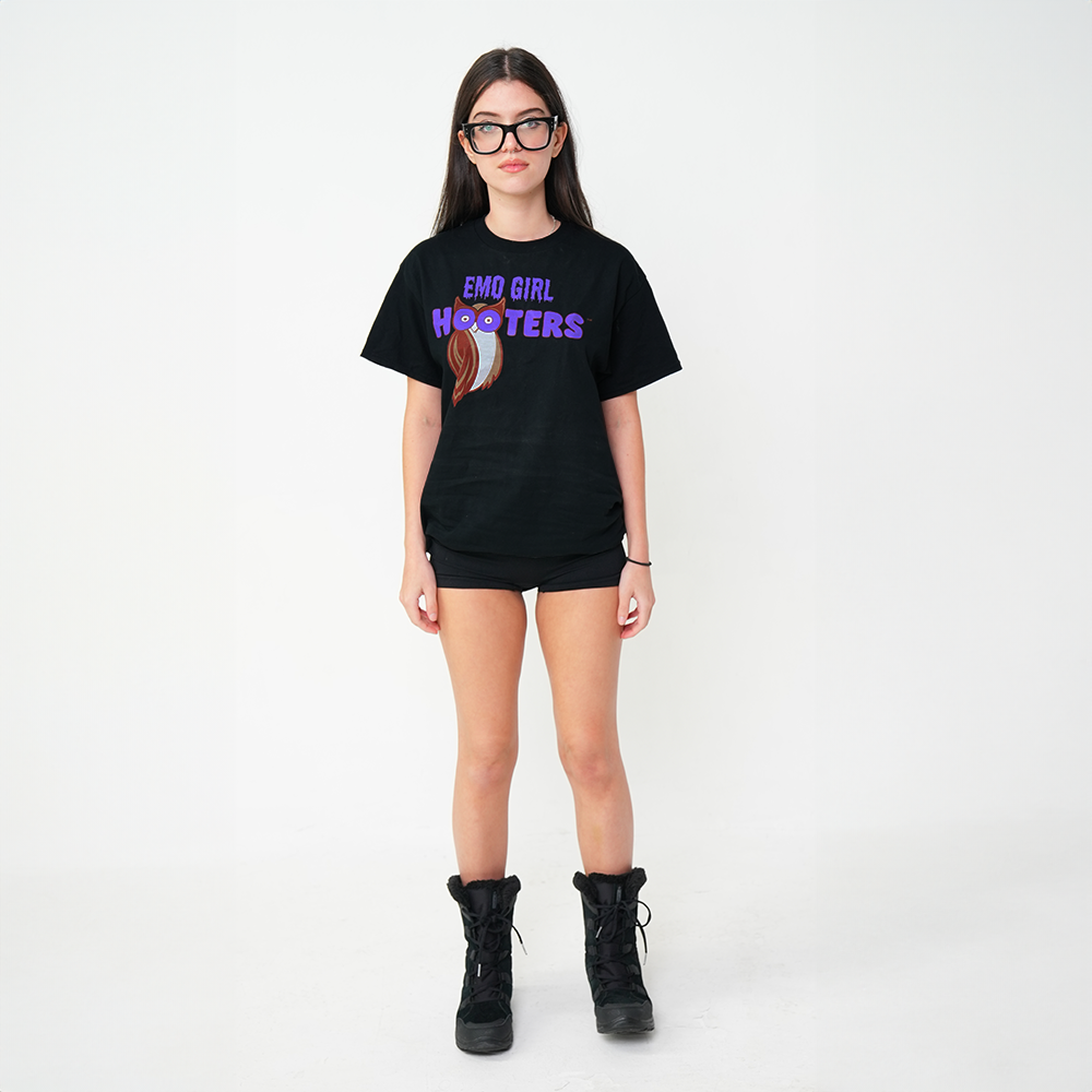 Emo Girl Hooters T-Shirt (unisex)